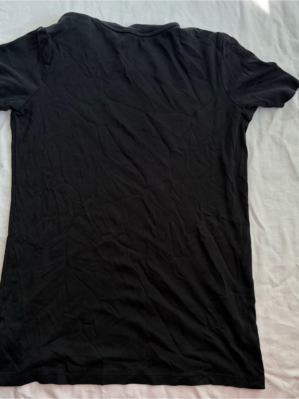 Theory Luxe Pima Cotton "Johnna" Classic Tee in Black Size M - Picture 6 of 6